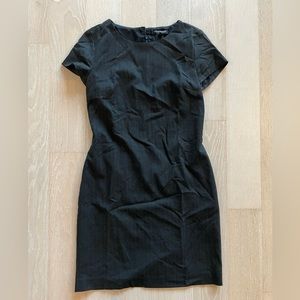 Dark Grey Pinstripe Minidress (Fits Size 6)
